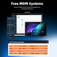 Terminal POS Android All-in-One Layar Sentuh 10,95 Inci, Sistem Kasir Desktop untuk Toko Ritel
