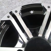 Roue Borske ATV UTV 14"x7" PCD 4x110-156mm ET+10mm en alliage d'aluminium anodisé/peint par poudrage pour ATV UTV QUAD Golf