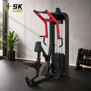 SK Professional Commercial Seated Row Machine Weight Stack Back Strength Training Gym Fitness Strength Equipment Pro Station - Product Image 1