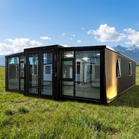 Maison conteneur extensible 30 pieds, fabricant de marque, module d'habitation autonome détachable, véranda pour invités, ISO CE WaterMark