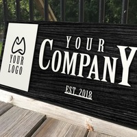 Enseignes de magasin classiques en bois personnalisées POD, signalétique 3D sculptée, plaques personnalisées pour magasins, une seule pièce, personnalisées, très vendues UIONEN