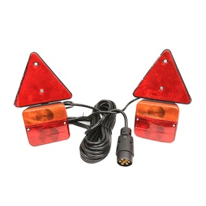 <span class=keywords><strong>Kit</strong></span> de luz trasera para remolque, Reflector de lámpara de remolque trasero de 12/24v - Product Image 3