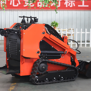 At480 <span class=keywords><strong>Mini</strong></span> Skid Steer <span class=keywords><strong>loader</strong></span> với 850lbs Công suất Stand-on đen phía trước máy kéo <span class=keywords><strong>loader</strong></span> với động cơ động cơ Ride-on theo dõi máy kéo - Product Image 3
