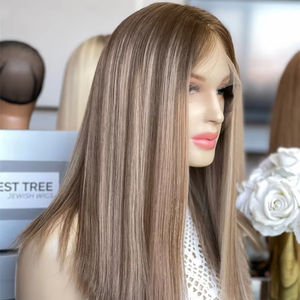 2025 diseño de lujo HD peluca superior de encaje 5*3,5 peluca superior de seda de encaje cabello virgen europeo para la pérdida de cabello mujeres blancas - Product Image 3