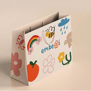 Bolsa de Regalo de Cartón con Dibujos Animados para Guardería, Tienda de Ropa Infantil, Cumpleaños, Día del Niño, Manualidades Hechas a Mano, Personalizada - Product Image 1