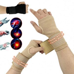 Elastic Nylon Waterproof Zipper Closure Wrist Guard <b>Support</b> <b>Arthritis</b> Sprain Carpal Protector <b>Hand</b> Brace Sports Safety - Product Image 2
