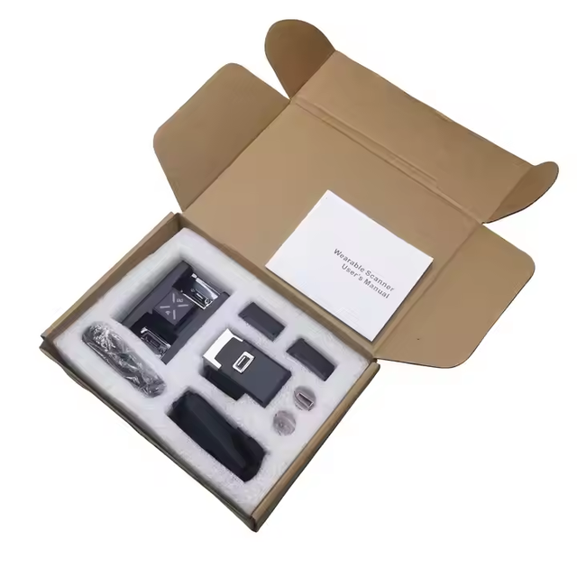 Wearable Glove Qr Code Scanner,1d 2d Finger Ring Barcode Scanner,Left&right Hand Wearable,Portable Wireless B