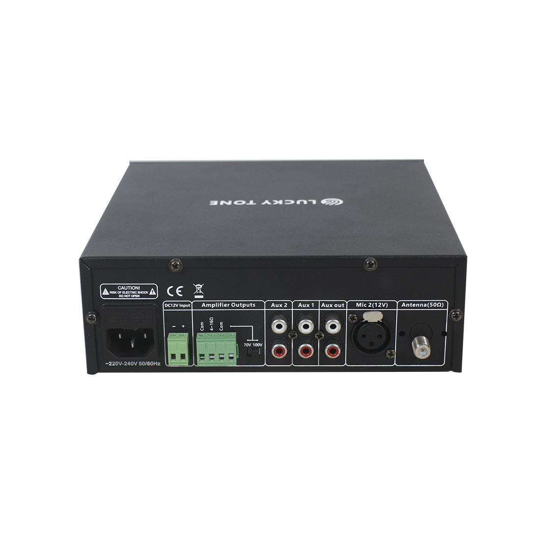 USB/ DABチューナー/ブルートゥースおよび12VDCバックアップ