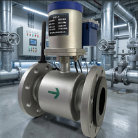 Medidor de Agua Electromagnético DN50-DN300 de Acero Inoxidable 316L con Brida, Protección Sumergible IP68, OEM, para Agua Fría, ¡Gran Oferta!