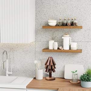 Juego <span class=keywords><strong>de</strong></span> 3 Posavasos <span class=keywords><strong>de</strong></span> Madera <span class=keywords><strong>de</strong></span> Nogal, Salvamanteles Plegables para Ollas Calientes, Tazones, Teteras, Decoración Navideña para el Hogar - Product Image 2