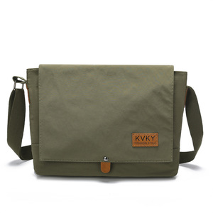 <b>Large</b> Capacity Men's Casual <b>Canvas</b> Shoulder <b>Bag</b> College Student Study <b>Bag</b> Commuting <b>Bag</b> Travel <b>Bag</b> Lightweight Crossbody <b>Bag</b> - Product Image 1