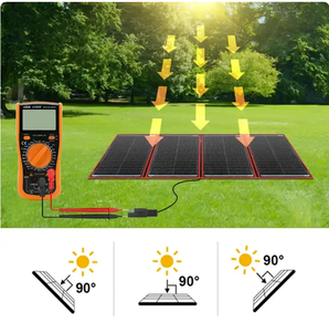 Powerbank de panneaux solaires portables pliants étanches de 18V 200W avec <span class=keywords><strong>kit</strong></span> de contrôleur de <span class=keywords><strong>12V</strong></span> 20A pour la batterie de véhicule de maison de voiture de <span class=keywords><strong>camping</strong></span> - Product Image 4
