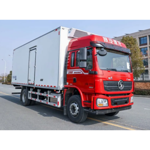 Chargement des légumes frais et de la viande avec des crochets 4X2 Shacman camion de réfrigération/camion frigorifique - Product Image 4