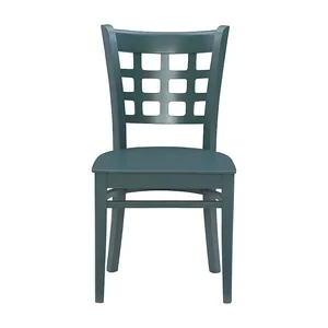 杜氏深绿色椅子适用于餐厅的镂空客厅椅子