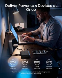 ANKER Prime 300W 26250mAh Power Bank, Base de Carga Nano para Laptop y Escritorio, Carga Rápida de 3 Puertos con A110A+A1903, Alta Capacidad de 26250mAh - Product Image 2