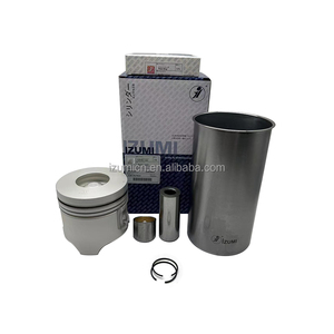 Kit de chemises de cylindre et segments de piston pour moteur diesel IZUMI 4JH1 (références 8-97305-585-3, 8-97176-702-0, 8-97941-122-0) - Product Image 1