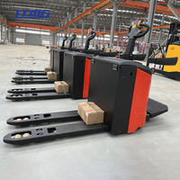 Chariot à palettes électrique 2 tonnes 3 tonnes, transpalette manuel avec batteries au plomb-acide