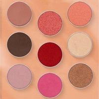 Vente en gros logo personnalisé nouveau 30 couleurs meilleure palette de fard à paupières multichrome pailleté marque privée végétalienne