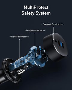 <span class=keywords><strong>Anker</strong></span> <span class=keywords><strong>USB</strong></span> C sạc xe hơi 40W 2-Port PowerIQ <span class=keywords><strong>3.0</strong></span> Loại C Adapter PowerDrive III Duo với giao hàng điện cho iPhone - Product Image 4