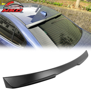 เหมาะสำหรับ Subaru WRX 2015-2021 สปอยเลอร์หลังคาทรง X สีดำดิบ - Product Image 1