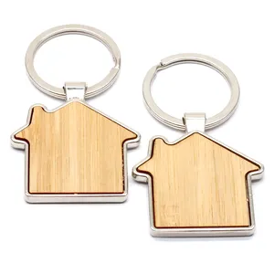 Groothandel Hout Sleutelhanger Sleutelhanger Porte Cles Logo Gegraveerd Houten Aangepaste Logo Blanks Houten Sleutelhanger Sleutelhanger Voor Graveren