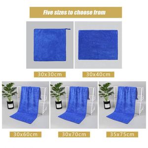 Wholesale Microfiber Soft Plush Double Sided Cleaning Cloth <b>Pad</b> Towel for Car Wash With Customized Logo - Product Image 5