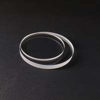 Disques en verre de quartz ronds de 2 mm d'épaisseur, résistants aux hautes températures, verre de visée rond