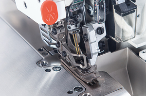For JT-V6-<b>4</b>-UT Industrial Programmable Flat-<b>Bed</b> Manual Feed High-speed Overlock Sewing Machine Cloth Sewing Machine Cloth Sewing - Product Image 3