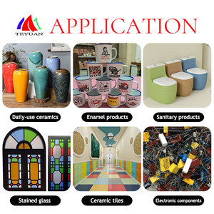 Chịu nhiệt độ cao 1300 ℃ màu xanh lá cây gốm sắc tố màu xanh men Cobalt màu xanh 28 cho kỹ thuật nhựa thủy tinh - Product Image 3