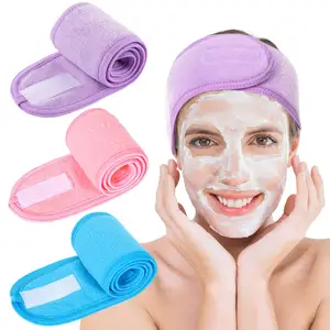 水疗面部头带散装洗脸化妆头带淋浴沐浴运动包裹女孩水疗头带