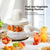 Nieuwe keukenapparaat automatische fruit- en groenteverwerker multifunctionele knoflook- en druivenpelschilmachine voor thuisgebruik