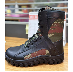 Botas de Cuero DFA120 con Camuflaje Selva, Parte Superior de Lona y Suela de Goma para Verano e Invierno - Product Image 3