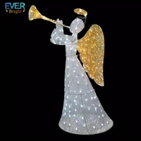 Guirlandes lumineuses LED EVER BRIGHT à motif ange, indice de protection IP65, matériau PVC, décoration de mariage et de paysage