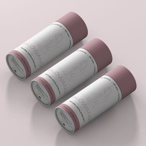 Emballage de tube personnalisé pour huile essentielle, tube en papier kraft biodégradable, protecteur de bouteille en carton, emballage de tube en papier - Product Image 1