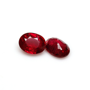 2x3mm hình bầu dục cắt màu đỏ tự nhiên Ruby đá quý A/A + chất lượng vòng bên đá mặt dây chuyền thiết kế đồ trang sức nước nóng ngtc chứng nhận màu sắc chơi - Product Image 2