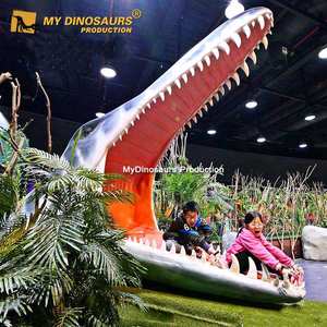 Mon Dino Amusement Tête de Dinosaure Robotique <span class=keywords><strong>Mosasaure</strong></span> pour Prendre des Photos - Product Image 1