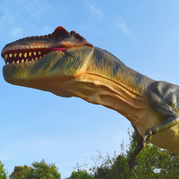 Modèle de dinosaure animatronique simulé électrique de parc d'attractions pour le parc à thème