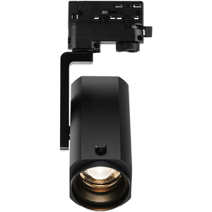 3-giai đoạn Adaptor 20W 24W Dimmable có thể điều chỉnh focusable chùm góc COB <span class=keywords><strong>LED</strong></span> theo dõi ánh sáng màu đen nhôm bảo tàng 60 97 hiện đại <span class=keywords><strong>Cree</strong></span> - Product Image 2