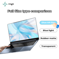 LFD 05 Protecteur d'écran de confidentialité pour les ordinateurs portables HP Huawei Samsung Verre trempé Lumière bleue Anti-éblouissement Anti-espion Propriétés magnétiques