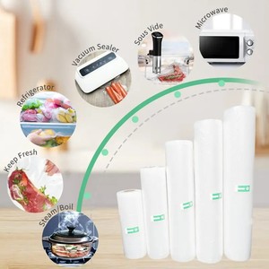 Rouleau de sacs <span class=keywords><strong>sous</strong></span> <span class=keywords><strong>vide</strong></span> transparents en nylon plastique gaufré pour la conservation des aliments, viande, poisson, légumes, pour utilisation avec les scelleuses <span class=keywords><strong>sous</strong></span> <span class=keywords><strong>vide</strong></span> - Product Image 5