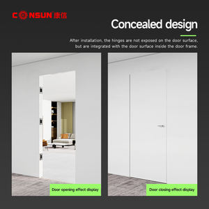 Сверхмощный дверной шарнир из нержавеющей стали мягкий закрытый невидимый скрытый дверной шарнир 3d - Product Image 3