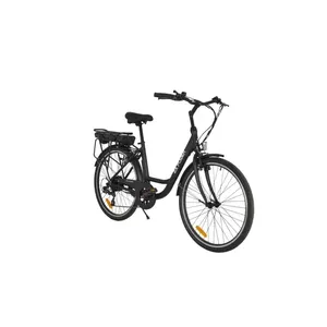 Vélo Électrique Urbain 26 Pouces Économique 250W Moteur Arrière Sans Balais Longue Autonomie Cadre en Aluminium 21 Vitesses 48V Vitesse 25km/h - Product Image 2
