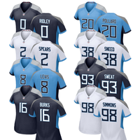 Maillot de football américain personnalisé Jacksonville 2024 pour homme, broderie du nom du joueur sur le devant, manches courtes, taille adulte, été, grande taille, 100% coton