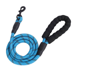 長さ1.5mペット猫犬用リードロープリーシュ,エコフレンドリー素材反射フォームハンドルメタルバックルカスタムロゴナイロンウォーキング - Product Image 4