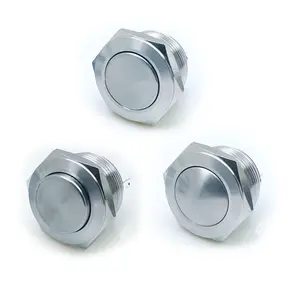 CQC UL 19mm ring flat round flat industrial pushbutton for medical ozone therapy machine