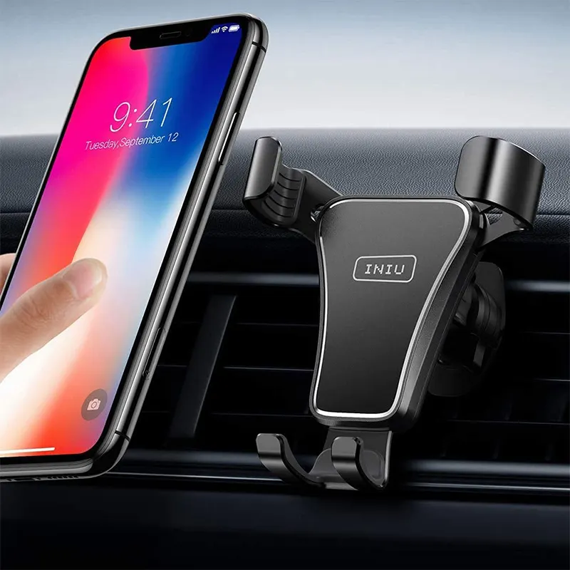 New Arrivals OEM Wholesale Steady Glass Panel 360 Rotation Car Holder Air Vent Phone Mobile Stand Car Phone Holder