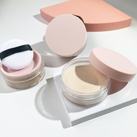 Fond de teint imperméable maquillage de base pour le visage poudre libre professionnel contrôle de l'huile de marque privée réglage poudre minérale