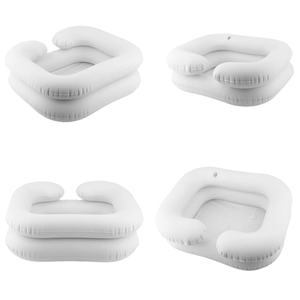 Cuenco de champú portátil plegable <span class=keywords><strong>para</strong></span> pacientes lesionados, grifos de baño y ducha, lavabo inflable <span class=keywords><strong>para</strong></span> el cabello, pelucas de cabello humano blanco - Product Image 3