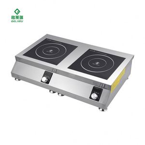 Escritorio Dual 3500 Venta caliente doble cocina de inducción con la <span class=keywords><strong>perilla</strong></span> del interruptor para uso en <span class=keywords><strong>el</strong></span> hogar - Product Image 1