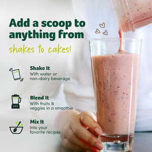 אבקת חלבון צמחי אורגני טבעוני למבוגרים, מכירה חמה, עתירת חלבון, מקדמת עיכול, 20-29 גרם חלבון למנה, 24 חודשים - Product Image 3